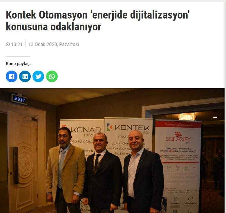 Petrotürk Kontek ''Enerjide Dijitalizasyon''